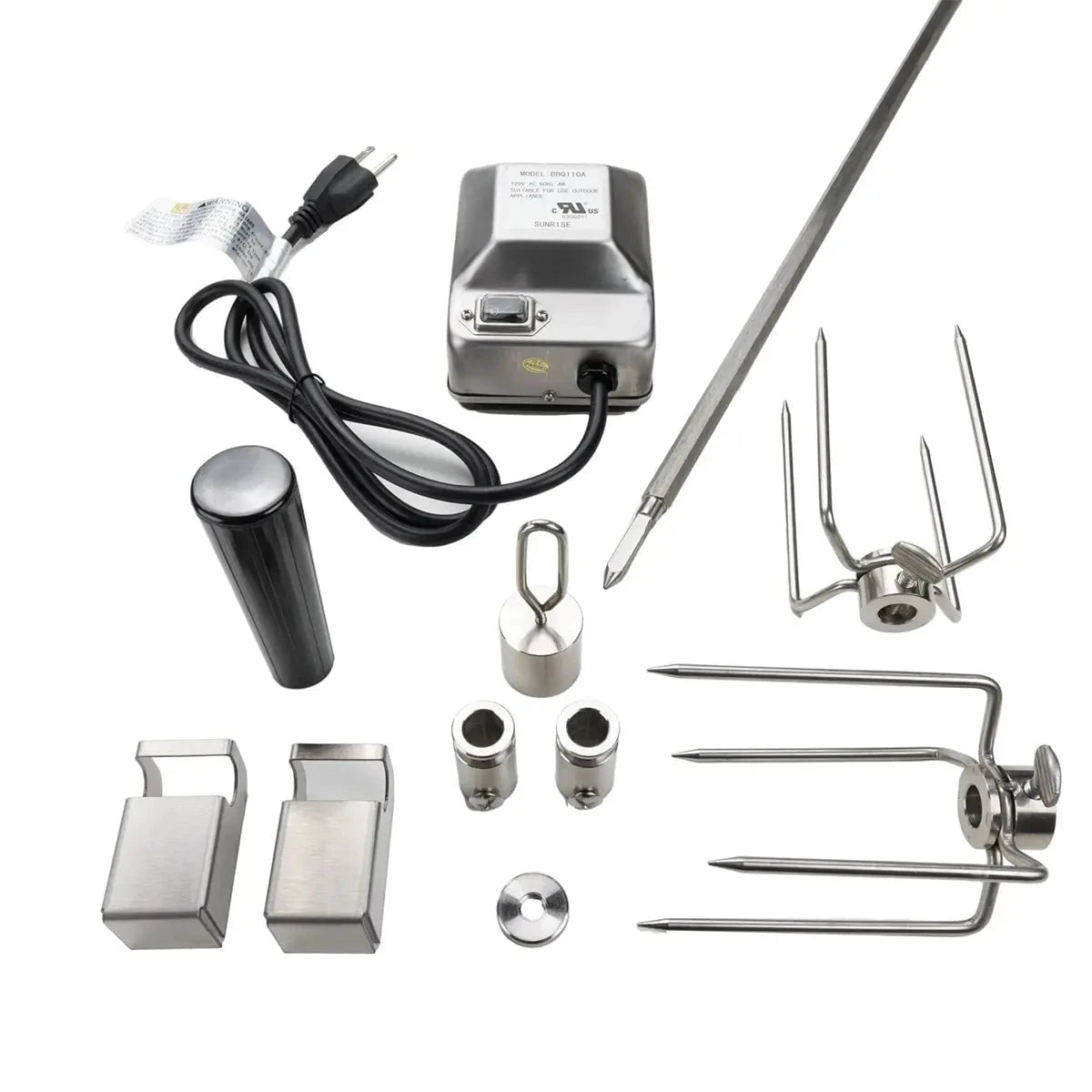 Coyote Rotisserie Kit For 42" Gas Grills - Outdoor Furniture by EuroLife Furniture