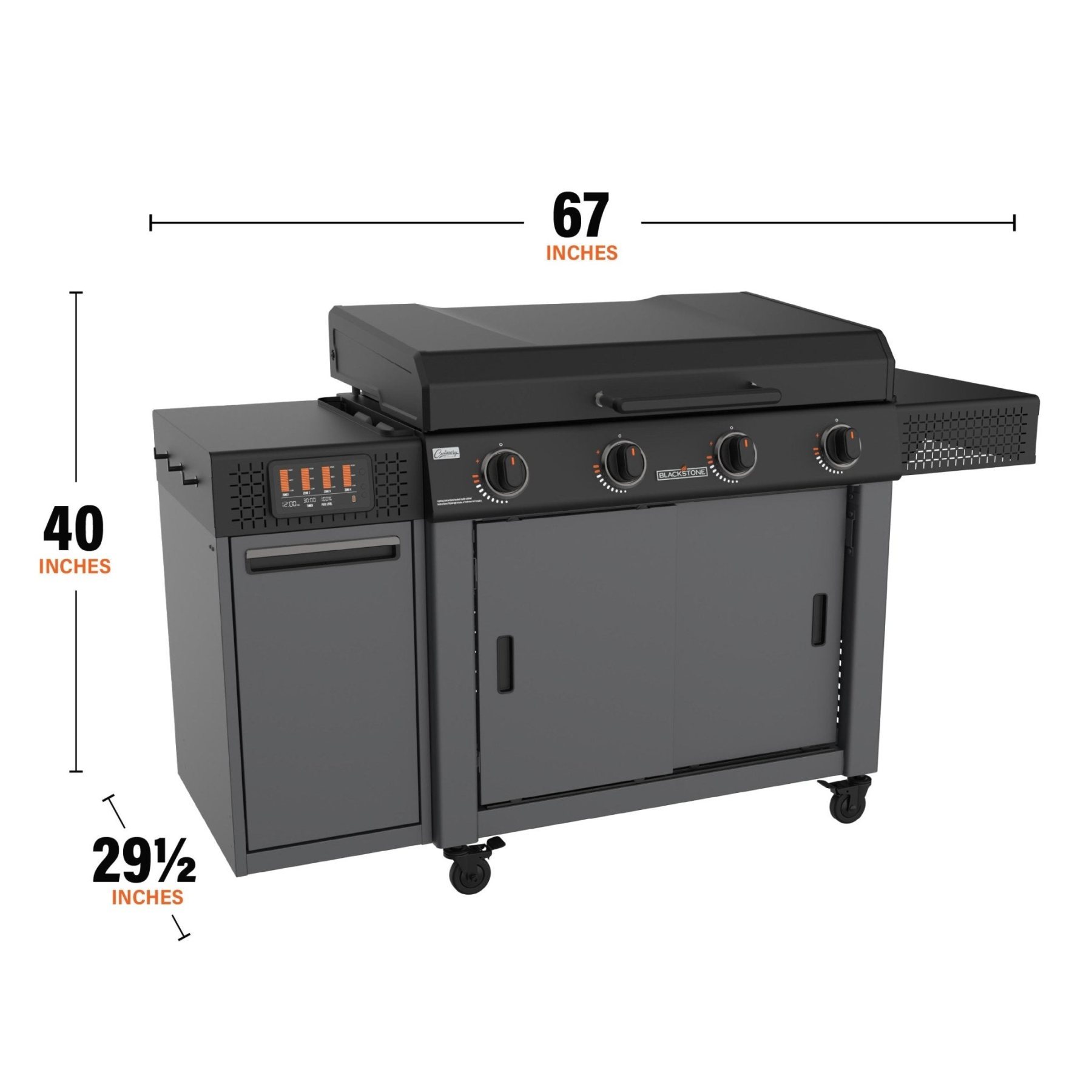 36" Griddle Deluxe - Detailed View 11 | EuroLife Furniture