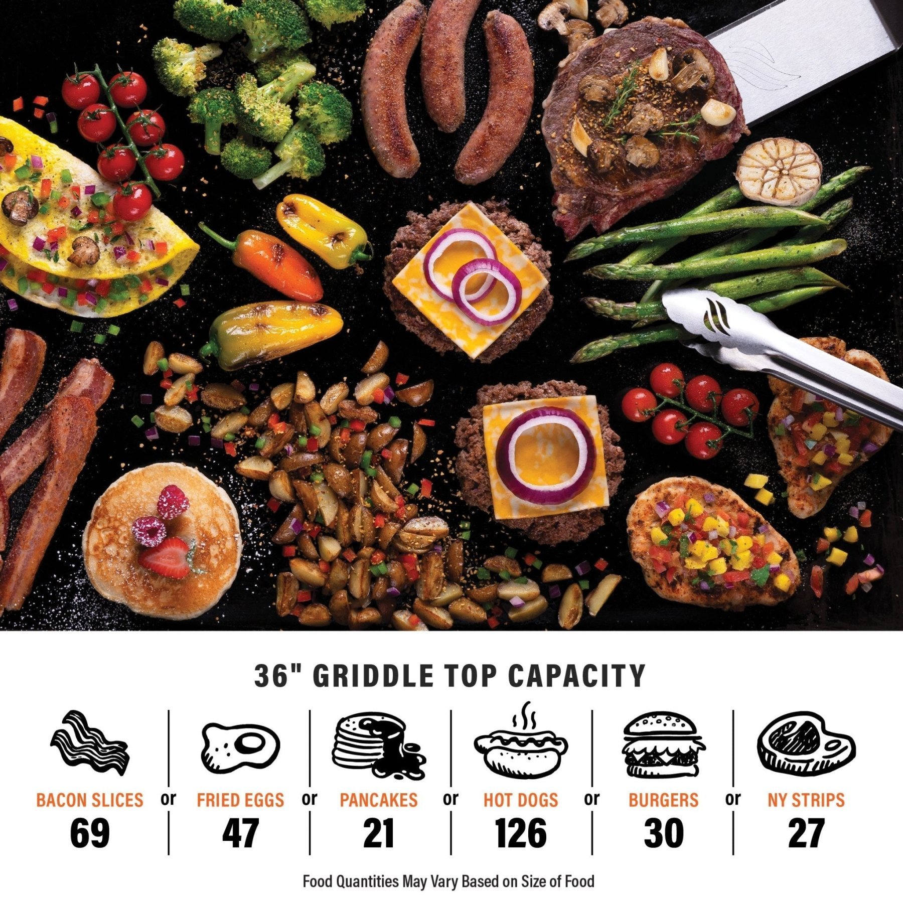 36" Griddle Deluxe - Detailed View 10 | EuroLife Furniture