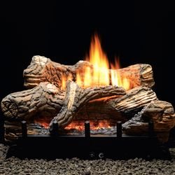 Empire Flint Hill Gas Log Set Millivolt 18" Nat - Standard Log Set