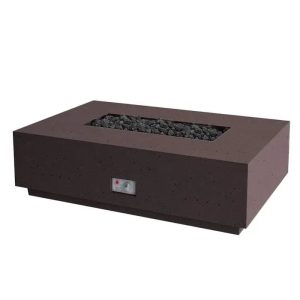 FireGear Sanctuary 1 Rectangular 56" Fire Table in Chocolate