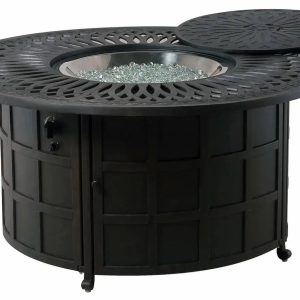 Hanamint Mayfair 48" Round Enclosed Gas Fire Pit Table