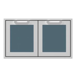 Hestan 36" Double Storage Doors Recessed Marquise Accented Panels