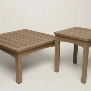 Local Special, Klaussner Delray Square Cocktail Table and End Table in Dune, SOLD AS-IS, No warranty