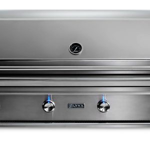 Lynx 54" Built-in Grill with 1 Trident Infrared Burner and 3 Ceramic Burners, Rotisserie - Pacific Blue - Liquid Propane