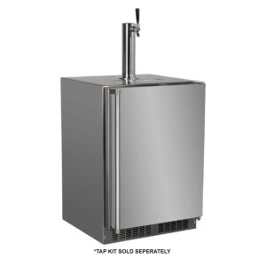 Marvel 24" Built-in Outdoor Dispenser Cabinet, Stainless Steel Door with Lock, Reversible Hinge