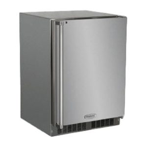Marvel 24-Inch Outdoor Rated Refrigerator With MaxStore Storage Drawer & Door Storage, Solid Stainless Steel Door With Lock (Right Hinge) - MORE224SS41A
