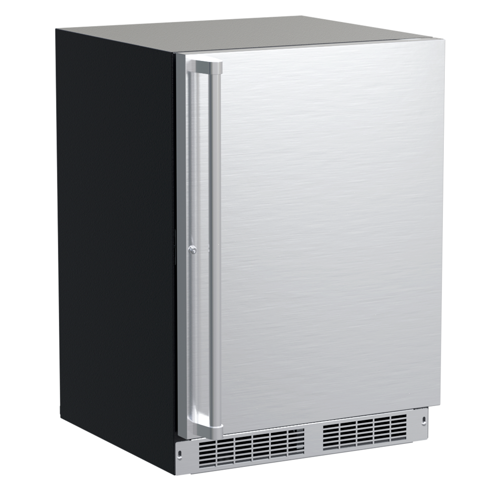 24-in Professional Built-in Beverage Center - Stainless Steel Solid - Marvel Outdoor Furniture by EuroLife Furniture