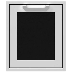 Hestan 18" right Swing Access Door Recessed Marquise Accented Pane - Stealth