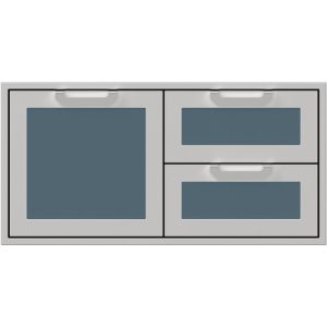 Hestan 42" Double Drawer & Storage Door Combo Recessed Marquise Acc - Grove