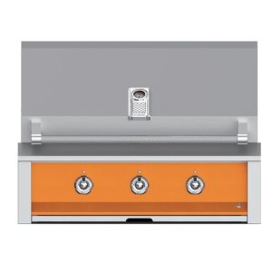 Hestan ASPIRE Grill Built-In 3 U-Burner 36" - Liquid Propane - Citra