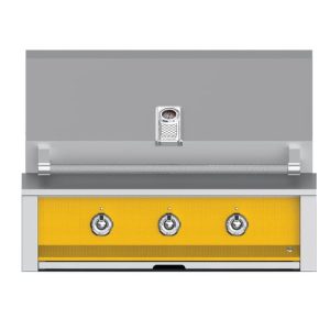 Hestan ASPIRE Grill Built-In 3 U-Burner 36" - Liquid Propane - Sol