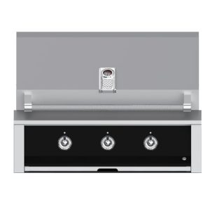 Hestan ASPIRE Grill Built-In 3 U-Burner 36" - Natural Gas - Stealth