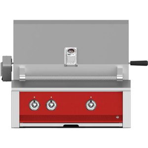 Hestan ASPIRE Grill Built-In 2 U-Burner Rotisserie 30" - Liquid Propane - Matador