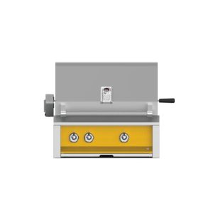 Hestan ASPIRE Grill Built-In 2 U-Burner Rotisserie 30" - Liquid Propane - Sol