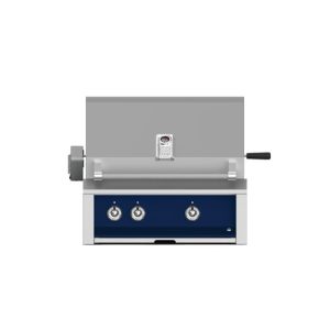 Hestan ASPIRE Grill Built-In 2 U-Burner Rotisserie 30" - Natural Gas - Dark Bronze