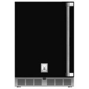 Hestan Outdoor Refrigerator 24" Lock Left Hinged - Stealth