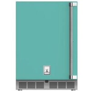 Hestan Outdoor Refrigerator 24" Lock Left Hinged - Pacific Fog