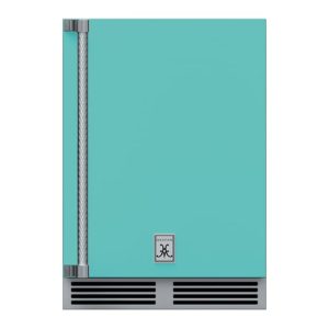 Hestan Outdoor Refrigerator 24" Lock Right Hinged - Pacific Fog