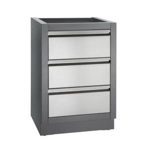 Napoleon Oasis Modular Kitchens Three Drawer Cabinet, IM-3DC-CN