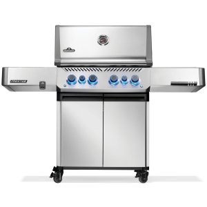Prestige 500 LP Gas Grill with Infrared Side and Rear Burners, SS
