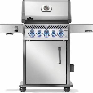 Napoleon Rogue PRO-S 425 Gas BBQ Grill with Infrared Side and Rear Burners, Stainless Steel