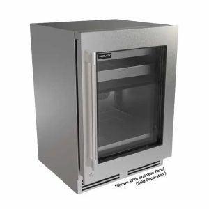 Perlick G5 Luxe 24" Indoor/Outdoor Premium Dual Zone Beverage Center Glass Door Panel Ready
