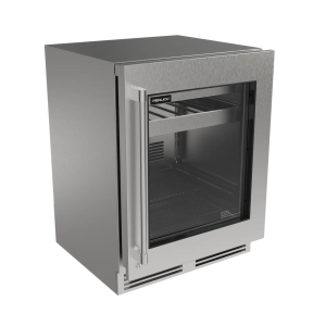Perlick G5 Luxe 24" Shallow ADA Indoor/Outdoor Premium Beverage Center Glass Door Panel Ready