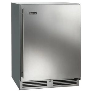 Perlick HC24 24 Undercounter Outdoor Refrigerator, Stainless Steel Solid Door