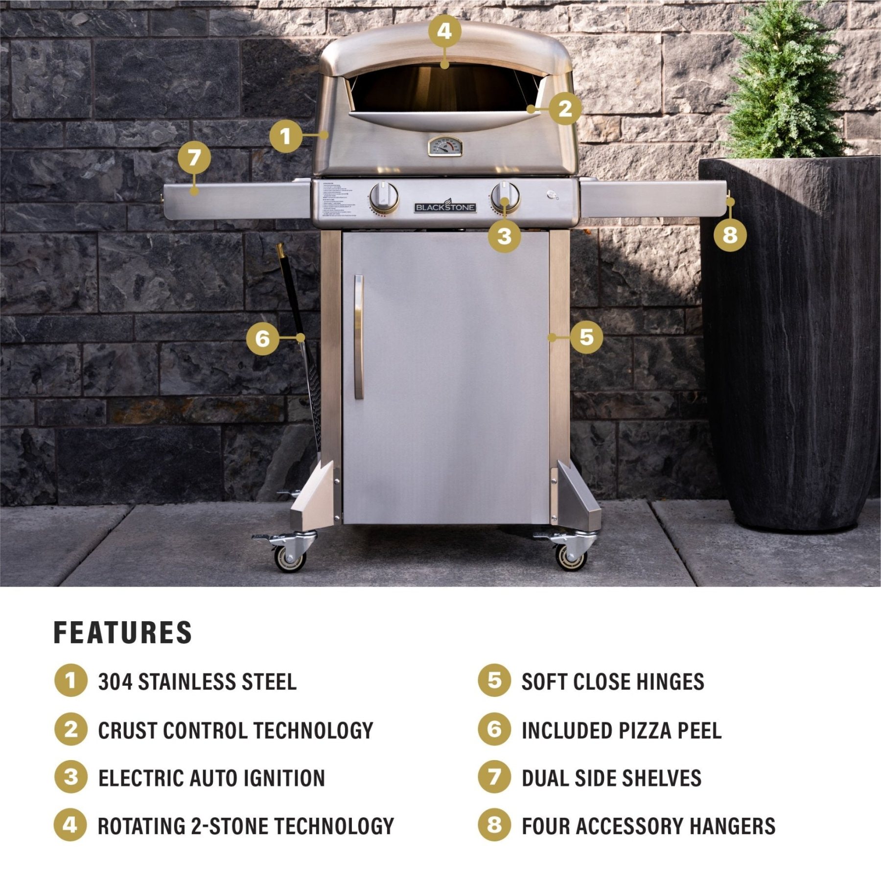 Pizza Oven - Detailed View 4 | EuroLife Furniture