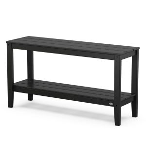 Polywood Newport 55" Console Table, Black