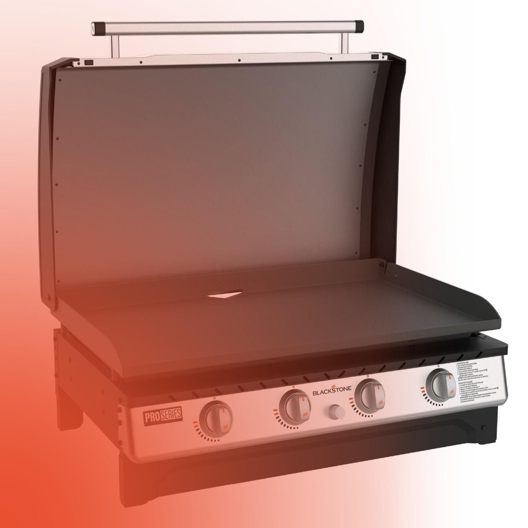 36" Drop-in Griddle with Hood (Propane) - Griddles by EuroLife Furniture