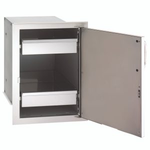 Fire Magic Gourmet Dual Drw - Stainless Steel L-Side
