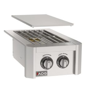 AOG Double Side Burner - Drop-In, Natural Gas