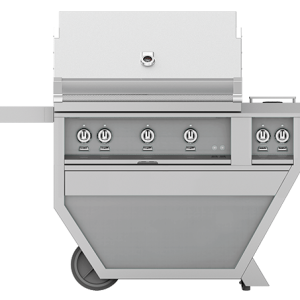 Hestan 36" Grill & Deluxe Cart 2 Trellis Burners 1 Sear Burner R - Liquid Propane - Lush