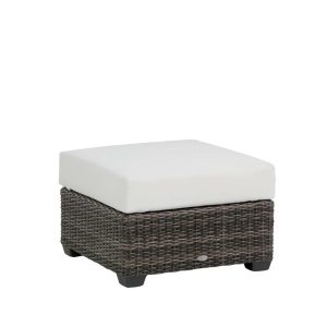 Ratana Coral Gables Ottoman with Switch Flax Cushion