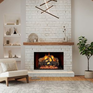Real Fyre 24"CHARRED Evergreen Oak