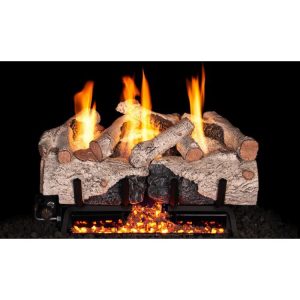Real Fyre 30" Charred Alpine Birch Log Set