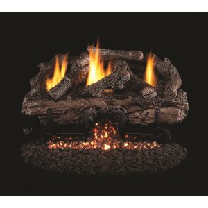 Real Fyre 30" Charred Aged Split Log Set