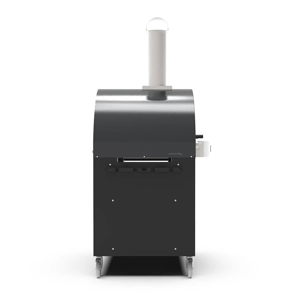 ALFA Base Cart for the CLASSICO 4 PIZZE Pizza Ove (Black) - BF-4P-NER - Detailed View 2 | EuroLife Furniture