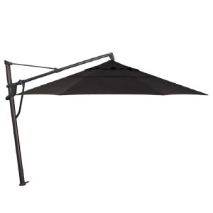Treasure Garden 13' Octagon AKZP Cantilever Umbrella with Black Frame