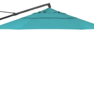 Treasure Garden 13' Octagon Starlux AKZP Cantilever Umbrella with Black Frame