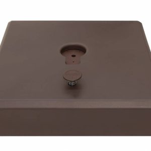 Treasure Garden AKZ13 Rolling Umbrella Base with Bronze Finish - Updated Model