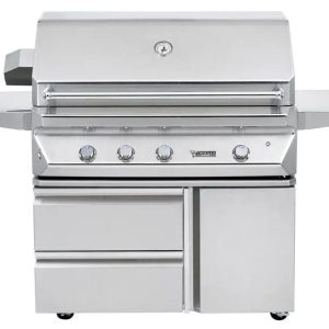 Twin Eagles 42" Grill Cart with Storage Drawers and Single Door