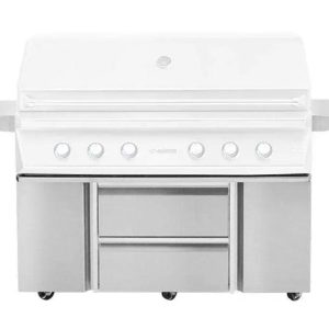 Twin Eagles 54" Grill Cart with Storage Drawers and Single Door
