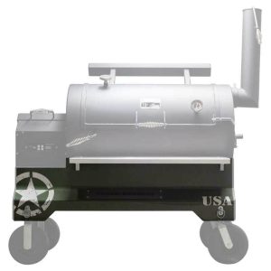 Yoder Smokers YS1500 Competition Cart Magnetic Wrap - Military Green
