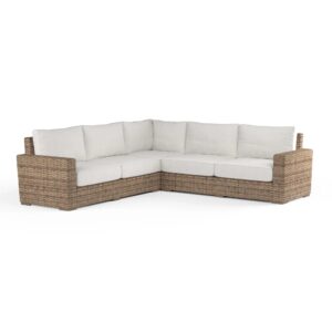 Havana 4-Seat Wicker Sectional Set SW1701-SEC by Sunset West