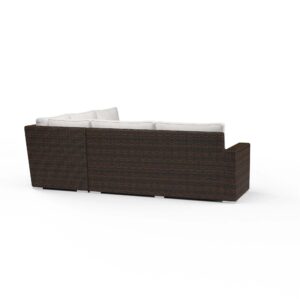 Montecito 4-Seat Wicker Sectional Set SW2501-SEC by Sunset West
