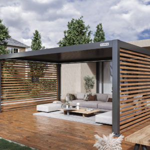 Wood-Grain Slat Walls