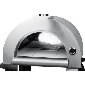 32 in. Outdoor Wood Fired Pizza Oven in Stainless-Steel (KM-OKS-WFPO)